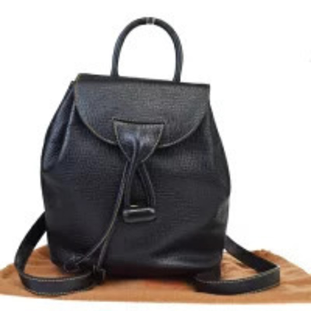 Loewe backpack black leather